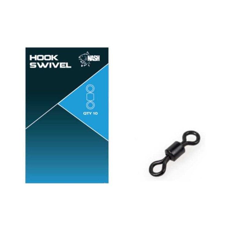 Nash Hook Swivels - krętlik 5055108980865 Karpiowe Graty - Zdjęcie 1