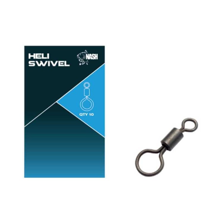 Nash Helicopter Swivel - krętlik z powiększonym oczkiem do tworzenia zestawów helikopterowych 5055108980841 Karpiowe Graty - Zdjęcie 1
