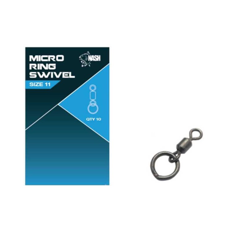 Nash Micro Ring Swivel - krętlik do chod riga 5055108980810 Karpiowe Graty - Zdjęcie 1