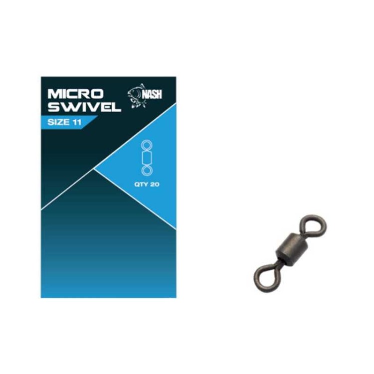Nash Micro Swivel - krętlik 5055108980803 Karpiowe Graty - Zdjęcie 1