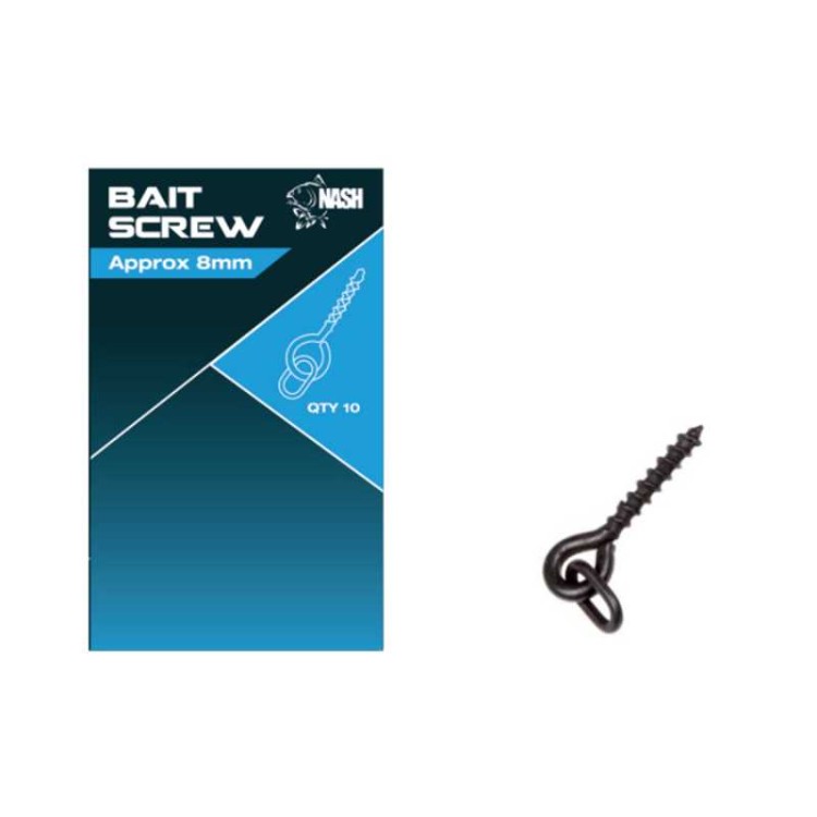 Nash Bait Screws Approx 8 mm - wkrętka metalowa do przynęt 5055108980506 Karpiowe Graty - Zdjęcie 1
