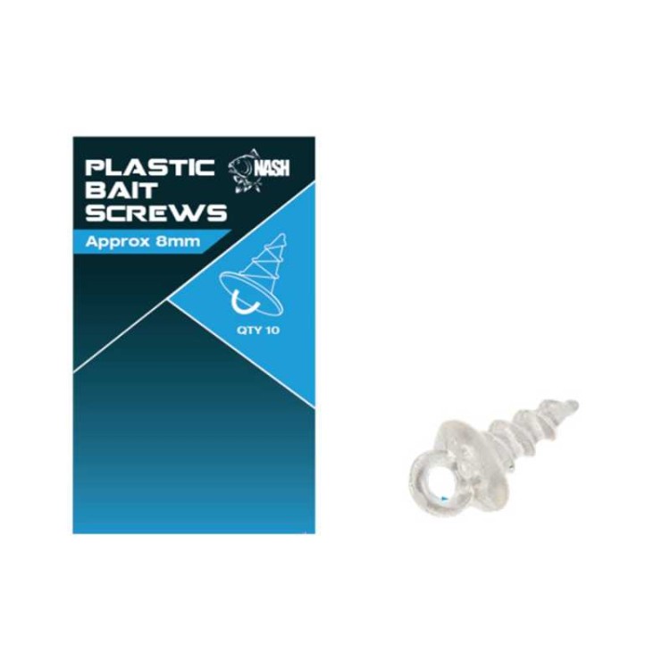 Nash Plastic Bait Screws 8 mm - wkrętka plastikowa do przynęt 5055108980490 Karpiowe Graty - Zdjęcie 1
