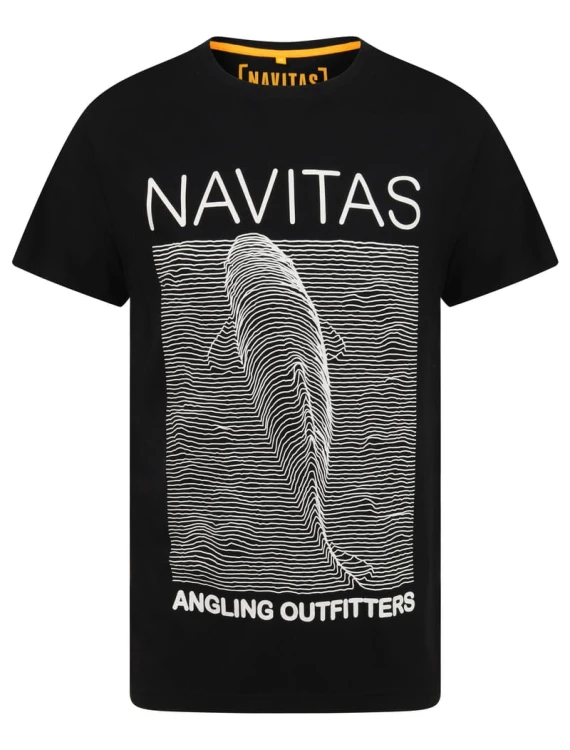 Navitas Joy Tee Black (rozmiar M) - koszulka wędkarska 5060290967532 Karpiowe Graty - Zdjęcie 1