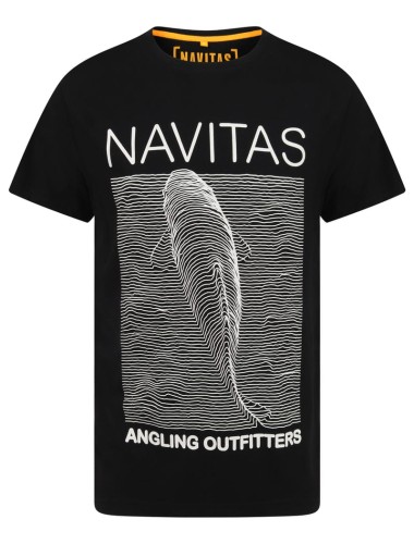 Navitas Joy Tee Black (rozmiar L) - koszulka wędkarska 5060290967549 Karpiowe Graty - Zdjęcie 1