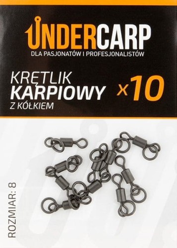 Undercarp Krętlik Karpiowy z Kółkiem - rozmiar 8  Karpiowe Graty - Zdjęcie 7