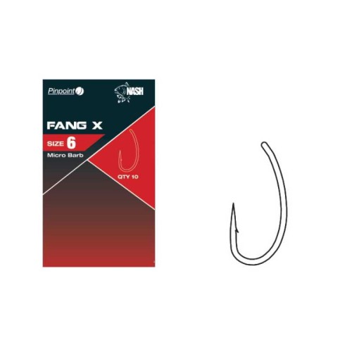 Nash Fang X Size 6 Micro Barbed - haki karpiowe 5055108961277 Karpiowe Graty - Zdjęcie 1