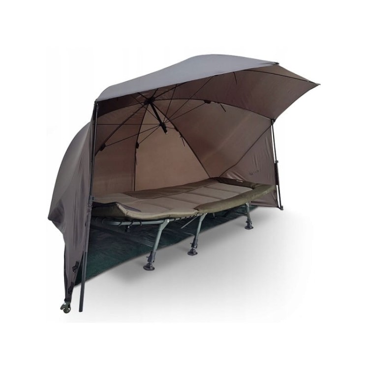 NGT Shelter Brolly 60'' Carp - namiot karpiowy typu brolly  Karpiowe Graty - Zdjęcie 3
