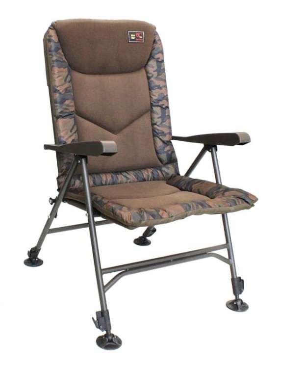 ZFISH Krzesło Deluxe Camo - krzesło karpiowe  Karpiowe Graty - Zdjęcie 5