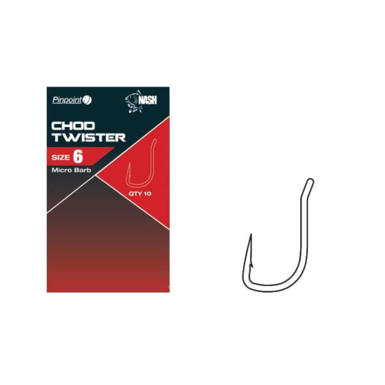 Nash Chod Twister Size 6 Micro Barbed - haki karpiowe 5055108961031 Karpiowe Graty - Zdjęcie 1