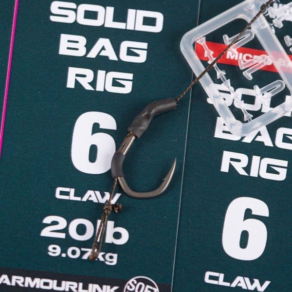 Nash Solid Bag Rig Size 6 Micro Barbed - gotowy przypon karpiowy   Karpiowe Graty - Zdjęcie 3
