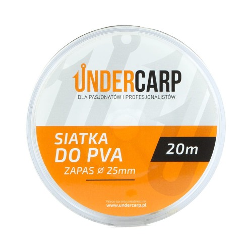 Undercarp Siatka Pva Zapas 25 mm 20 m 5902721606774 Karpiowe Graty - Zdjęcie 1