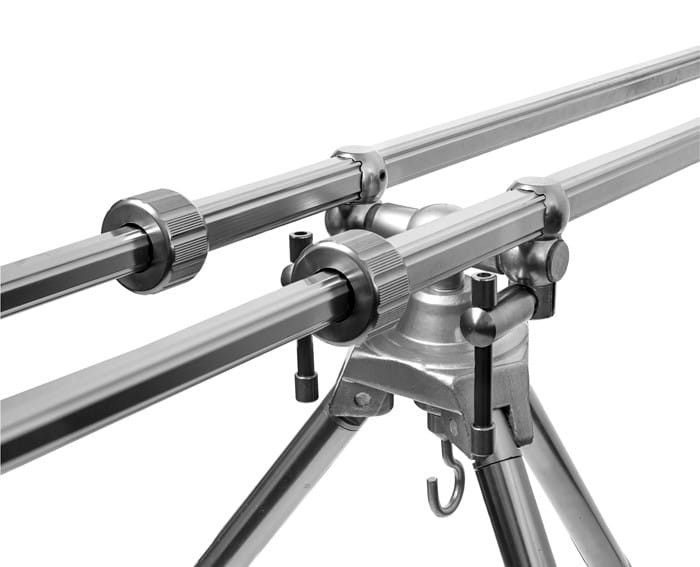 Delphin Tripod TPX3 Silver (3 wędki) - stojak wędkarski  Karpiowe Graty - Zdjęcie 3