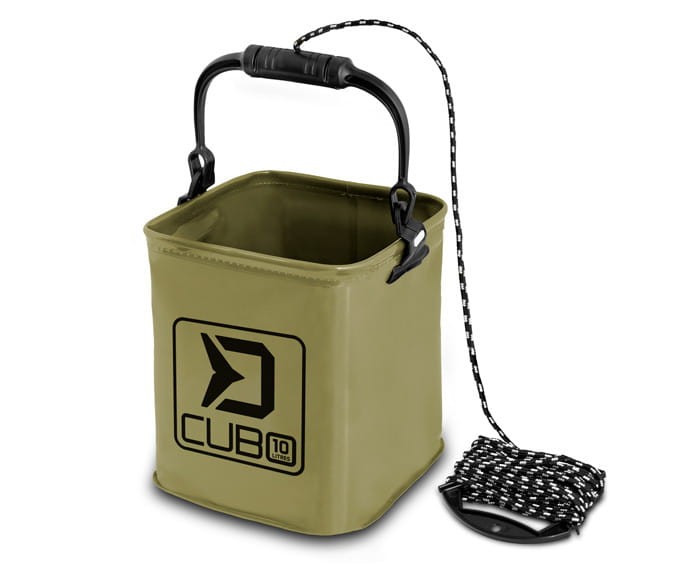 Delphin CUBO 10 L + 7 m - składane wiadro 8586018484626 Karpiowe Graty - Zdjęcie 1