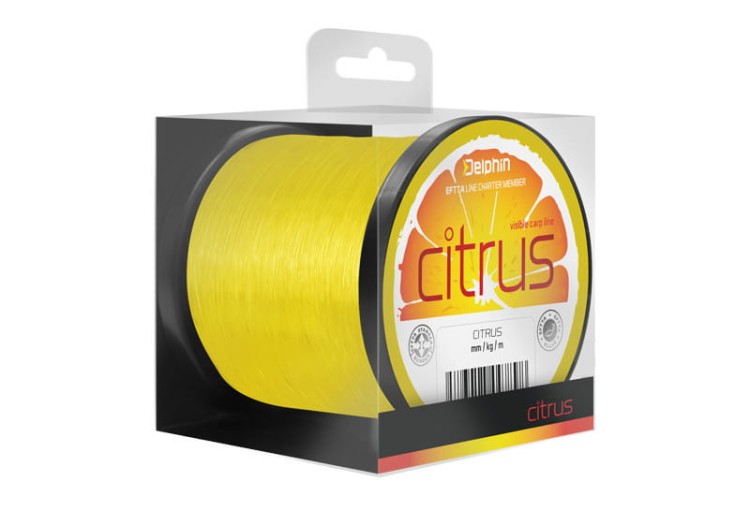 Delphin CITRUS / żółty 0,30mm 6,8kg 600m 8586018488990 Karpiowe Graty - Zdjęcie 1