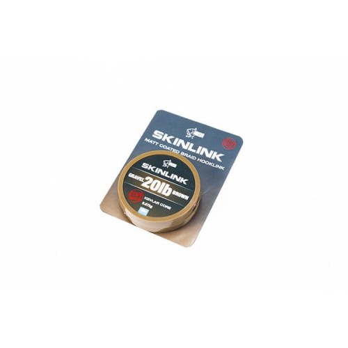 Nash SkinLink Stiff 20 lb / 10 m Gravel - plecionka w otulinie (brązowa, sztywna) 5055108928430 Karpiowe Graty - Zdjęcie 1