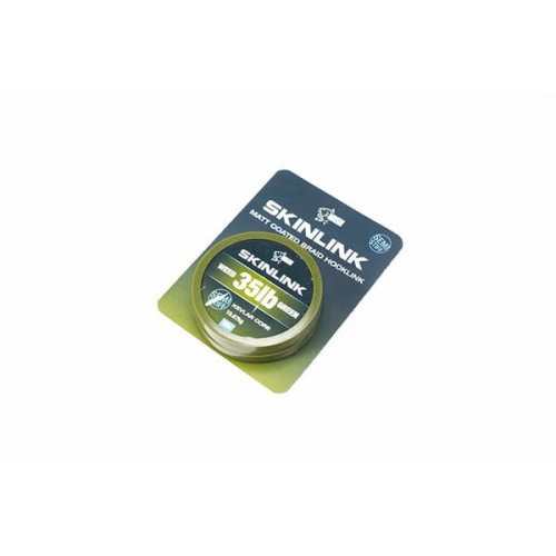 Nash SkinLink Semi-Stiff 35 lb / 10 m Weed - plecionka w otulinie (zielona, półsztywna) 5055108928379 Karpiowe Graty - Zdjęcie 1