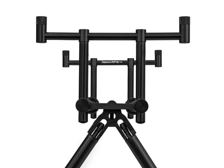Delphin Rodpod RPX Stalk BlackWay Buzzbar (2 wędki) - stojak wędkarski  Karpiowe Graty - Zdjęcie 4