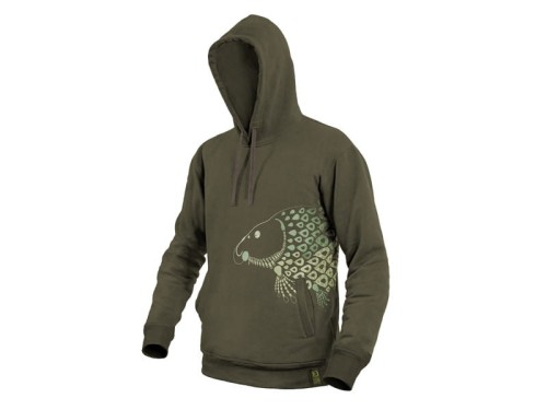 Delphin Tackle Karp (rozmiar XL) - bluza wędkarska z kapturem 8586018001229 Karpiowe Graty - Zdjęcie 1