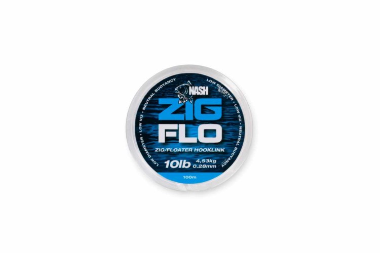 Nash NXT Zig Flo 10 lb 100 m - żyłka do zig riga 5055108926818 Karpiowe Graty - Zdjęcie 1