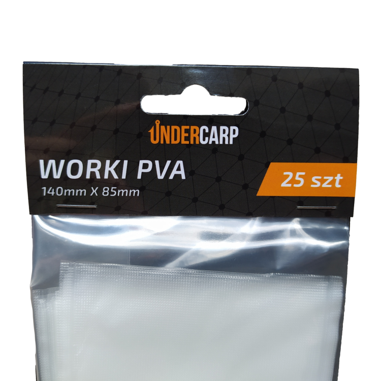 Undercarp Worki Pva 140 mm x 85 mm 25 szt. UC521 Karpiowe Graty - Zdjęcie 2