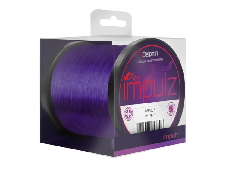 Delphin IMPULZ / purpurowy 0,30mm 7,7kg 600m 8586018013345 Karpiowe Graty - Zdjęcie 1