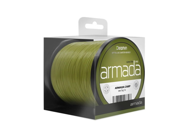 Delphin ARMADA CARP   kamuflaż 0,30mm 7,2kg 1200m 8586018440394 Karpiowe Graty - Zdjęcie 1