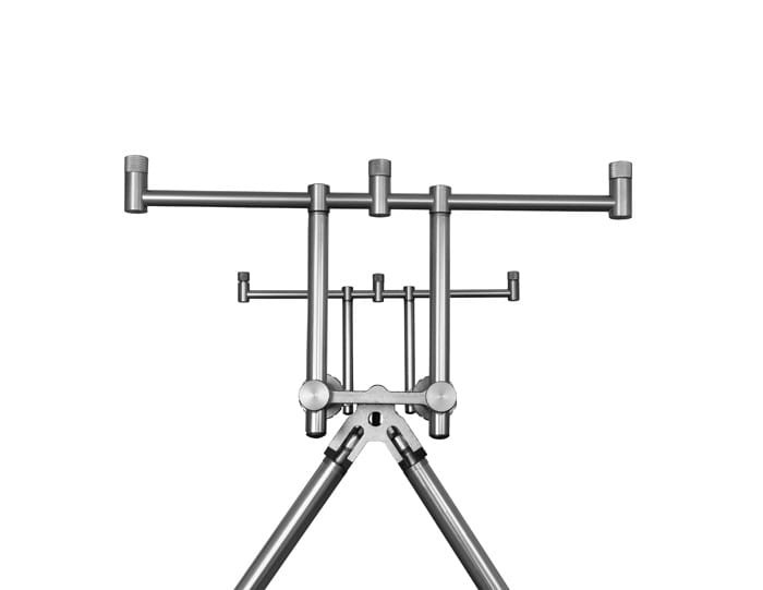 Delphin Rodpod RPX 4 Silver (3 wędki) - stojak wędkarski  Karpiowe Graty - Zdjęcie 3