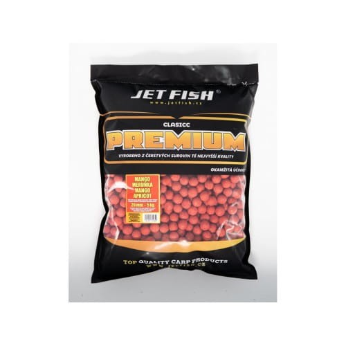 Jet Fish Kulki Premium Mango / Morela 5 KG 20 MM  Karpiowe Graty - Zdjęcie 1