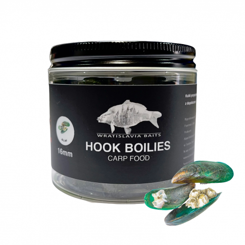 Wratislavia Baits Hook Boilies Carp Food GLM 18mm / 200ml – kulki przynętowe  Karpiowe Graty - Zdjęcie 1