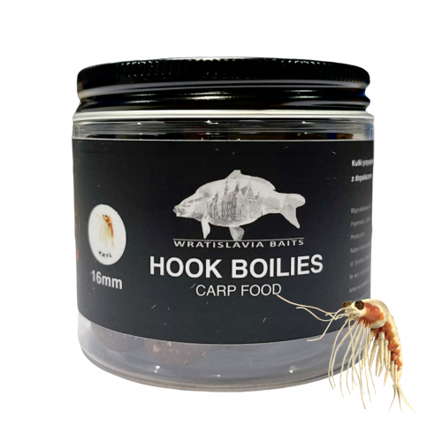 Wratislavia Baits Hook Boilies Carp Food Kryl 18mm / 200ml – kulki przynętowe  Karpiowe Graty - Zdjęcie 1