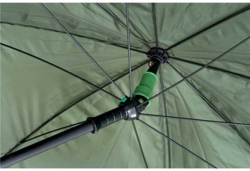 Mivardi Umbrella Easy Nylon + side cover - parasol karpiowy z bokami M-AUSE220 Karpiowe Graty - Zdjęcie 2