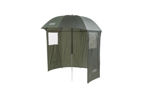 Mivardi Umbrella Easy Nylon + side cover - parasol karpiowy z bokami  Karpiowe Graty - Zdjęcie 5