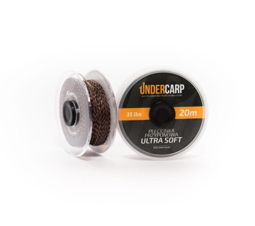 Undercarp Plecionka Przyponowa 35 lb / 20 m Ultra Soft (brązowa)  Karpiowe Graty - Zdjęcie 4