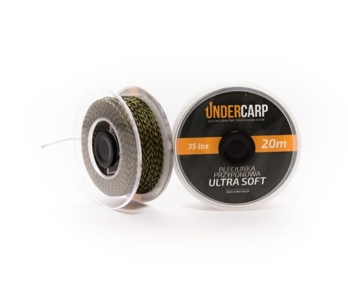 Undercarp Plecionka Przyponowa 35 lb / 20 m Ultra Soft (zielona) UC83 Karpiowe Graty - Zdjęcie 2