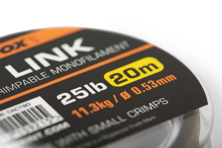 Fox Edges Link Trans Khaki Mono 0,53 mm / 25 lb (20 m) - materiał przyponowy  Karpiowe Graty - Zdjęcie 3