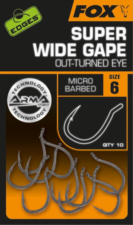 Fox Edges Armapoint Super Wide Gape (Outturned Eye) Size 2 - haki karpiowe  Karpiowe Graty - Zdjęcie 3