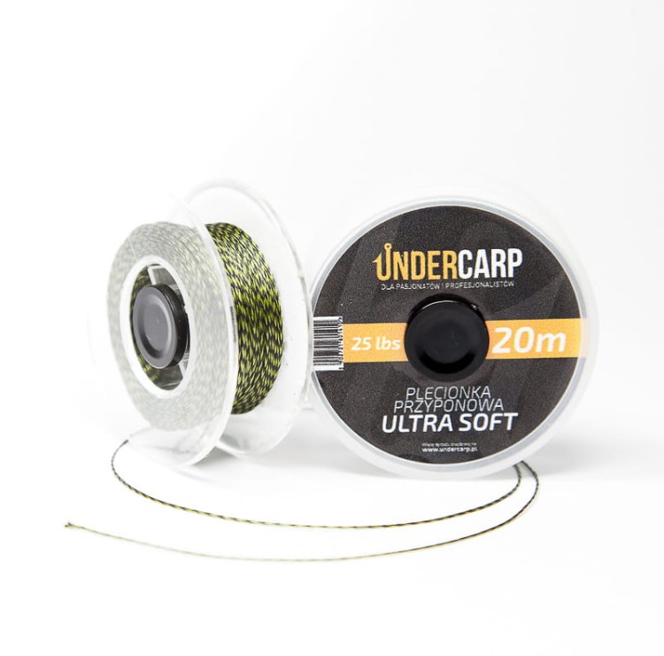 Undercarp Plecionka Przyponowa 25 lb / 20 m Ultra Soft (zielona) UC91 Karpiowe Graty - Zdjęcie 2