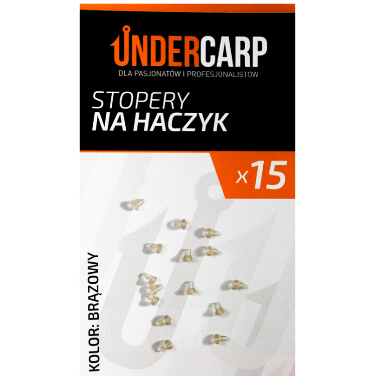 Undercarp Stopery na Haczyk (brązowe)  Karpiowe Graty - Zdjęcie 4