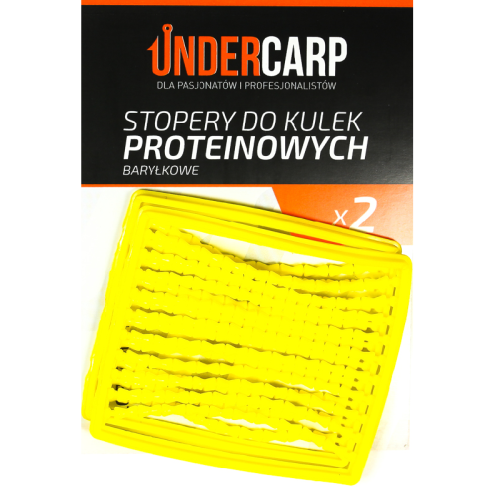 Undercarp Stopery do Kulek Proteinowych Baryłkowe (żółte) 5902721601311 Karpiowe Graty - Zdjęcie 1