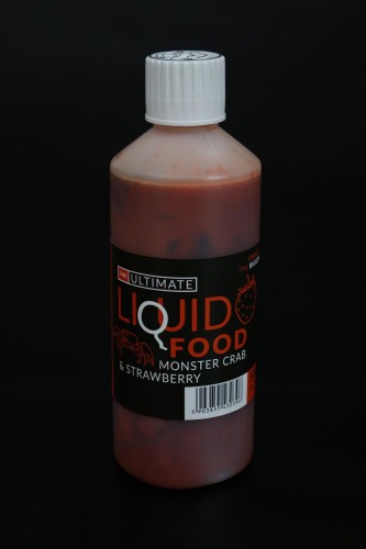 The Ultimate Monster Crab &amp; Strawberry Liquid Food 500 ml 5903855430396 Karpiowe Graty - Zdjęcie 1