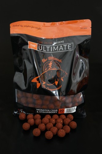 The Ultimate Monster Crab &amp; Strawberry Boilies 18 mm / 1 kg - kulki proteinowe 5903855430365 Karpiowe Graty - Zdjęcie 1