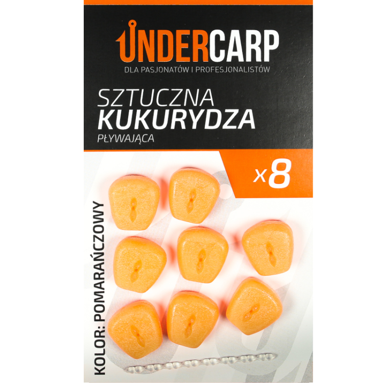 Undercarp Sztuczna Kukurydza Pływająca Pomarańczowa 5902721600475 Karpiowe Graty - Zdjęcie 1