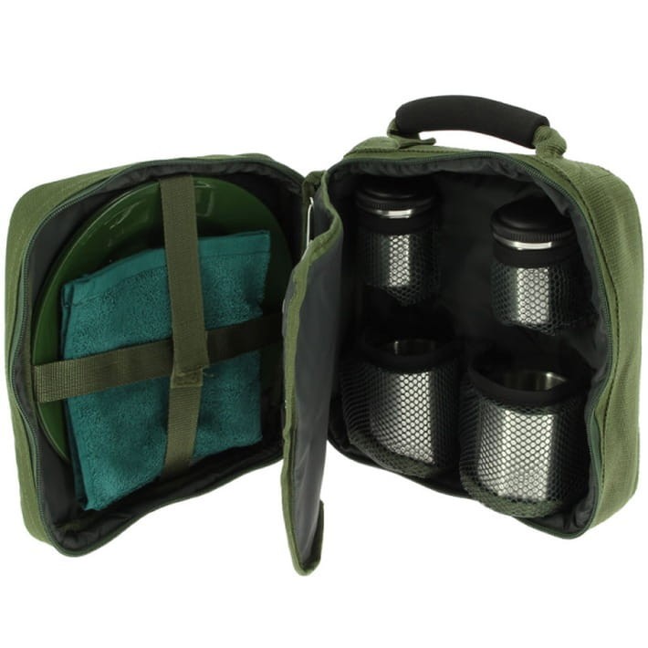 NGT Zestaw Piknikowy dla Dwóch Osob z Kubkami 109 FLA-CUTLERY-109 Karpiowe Graty - Zdjęcie 2