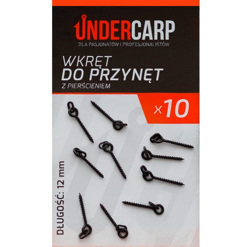 Undercarp Wkręt do Przynęt z Pierścieniem 12 mm  Karpiowe Graty - Zdjęcie 3