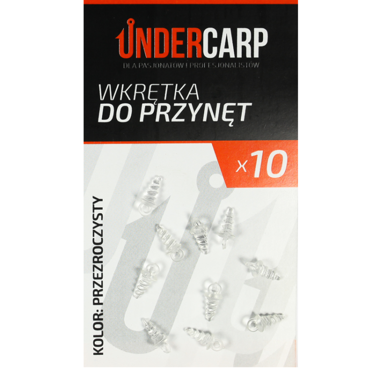 Undercarp Wkrętka do Przynęt - przezroczysta 5902721600239 Karpiowe Graty - Zdjęcie 1