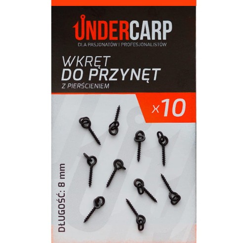 Undercarp Wkręt do Przynęt z Pierścieniem 8 mm  Karpiowe Graty - Zdjęcie 3