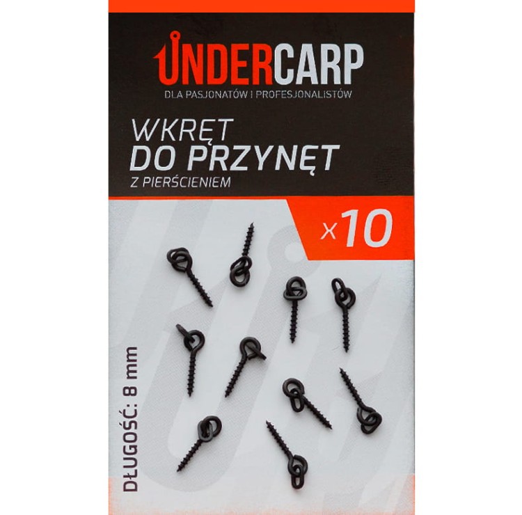 Undercarp Wkręt do Przynęt z Pierścieniem 8 mm  Karpiowe Graty - Zdjęcie 3