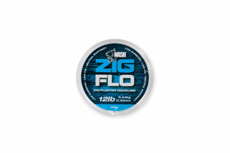 Nash NXT Zig Flo 15 lb 100 m - żyłka do zig riga 5055108926863 Karpiowe Graty - Zdjęcie 1