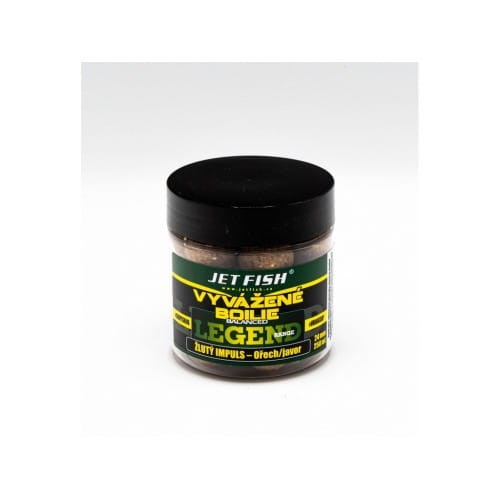 Jet Fish Zbalansowane Kulki Legend Range 250 ml 20 mm Żółty Impuls Orzech Klon 000380 Karpiowe Graty - Zdjęcie 2