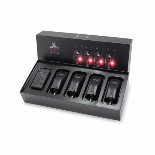 Nash Siren R2 Presentation Set 4 Rod - zestaw 4 sygnalizatorów brań z centralką  Karpiowe Graty - Zdjęcie 10
